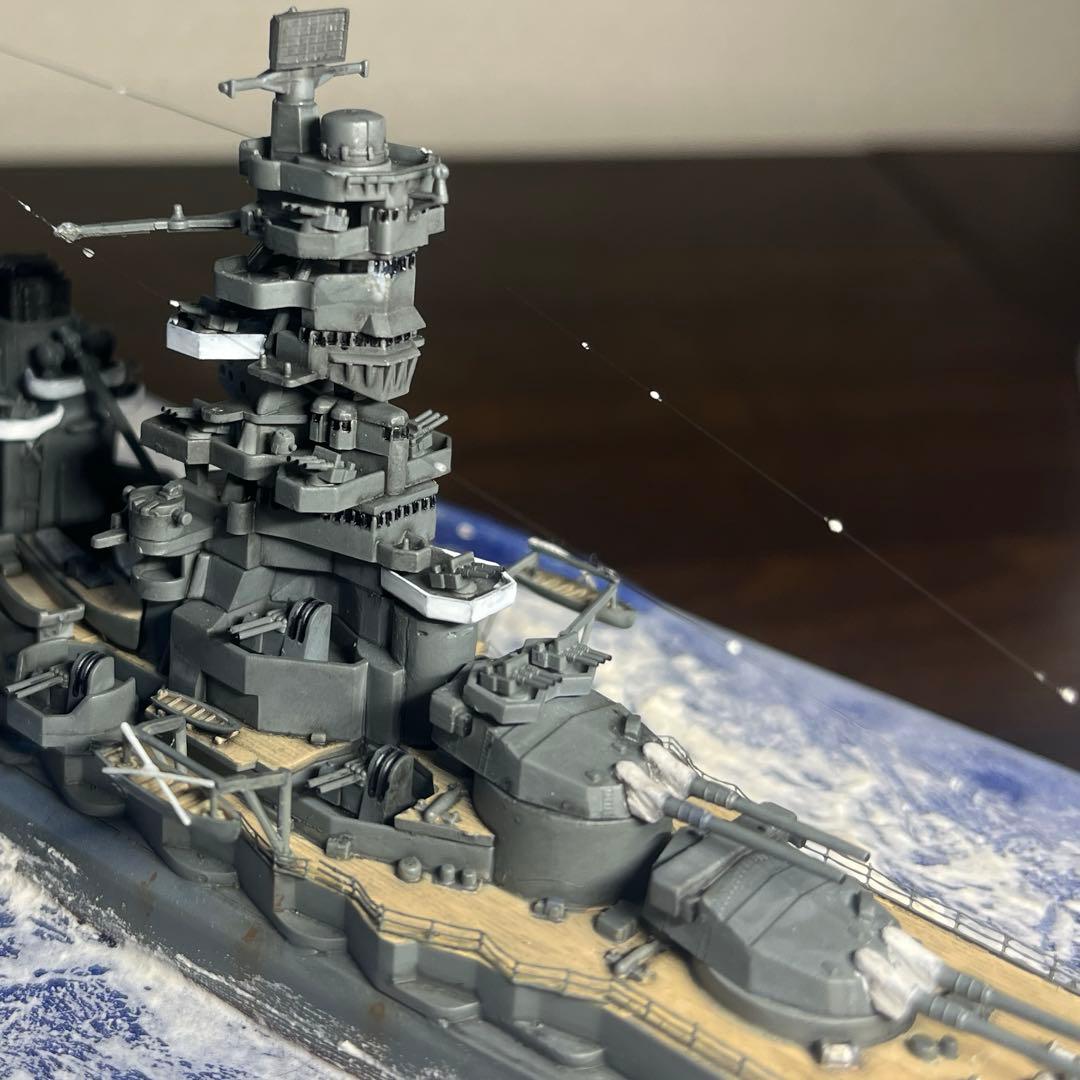 1/700 日本海軍　航空戦艦伊勢　ジオラマ