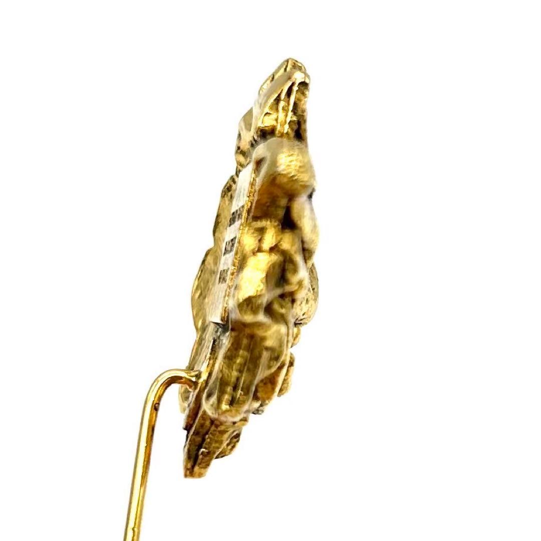 希少 レア HERMES エルメス ブローチ ピン 太陽モチーフ ゴールド サン