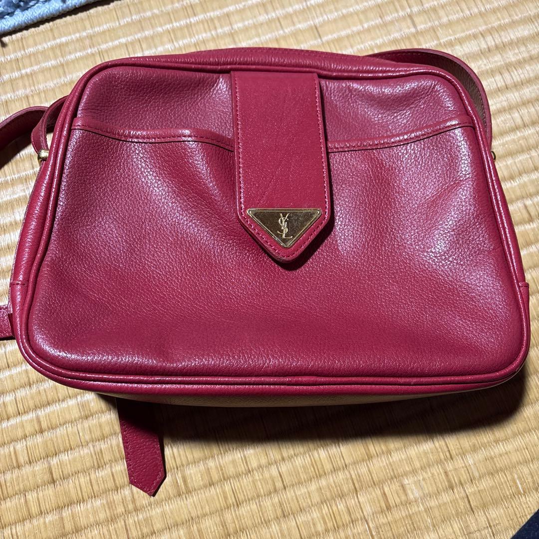 タ*マ様 YSL バーガンディ ショルダーバッグ