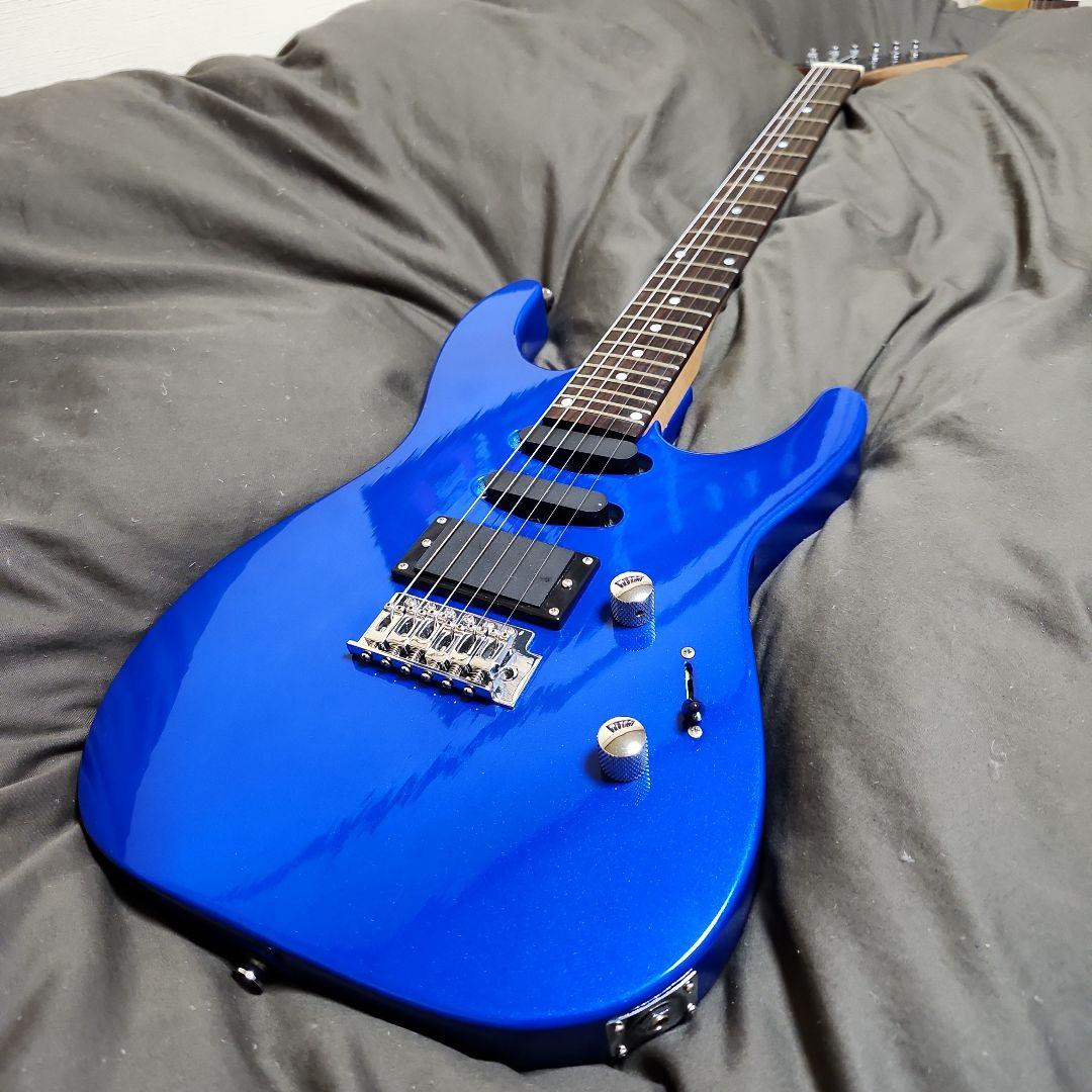 G.W最終セール！！24F メタリックブルー エレキギター