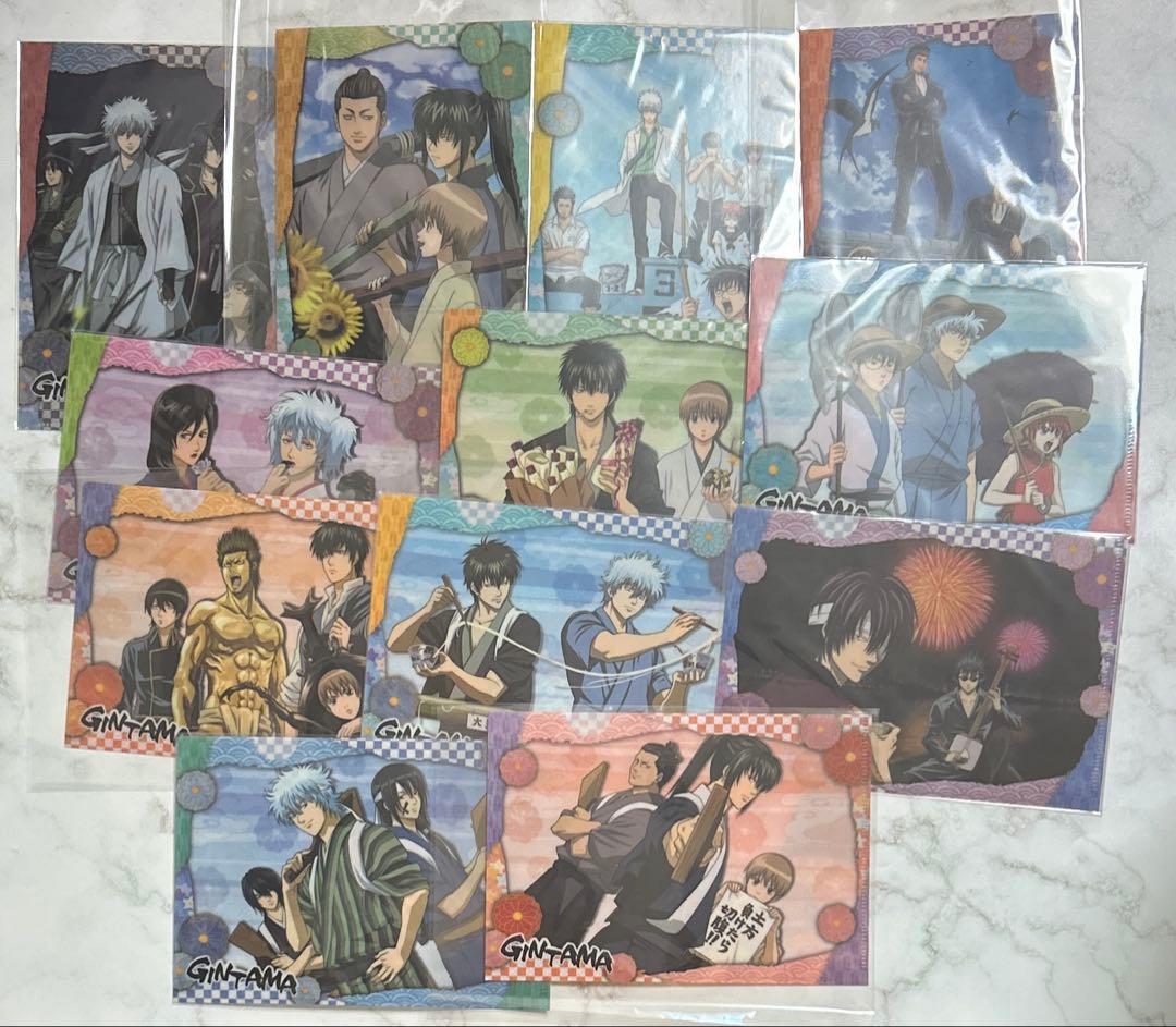 銀魂 ミニクリアファイルコレクション 全１２種類 コンプリート 当時物 レア