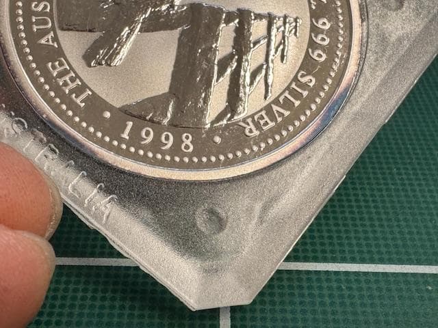 1998年　オーストラリア ワライカワセミ　1オンス銀貨　オリジナルケース付き