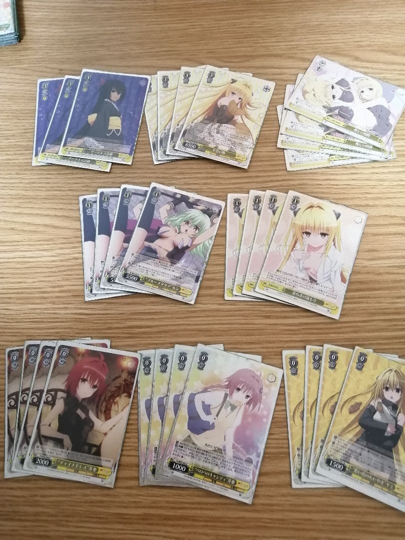 ヴァイスシュヴァルツ　ToLOVEる　カード74枚セット