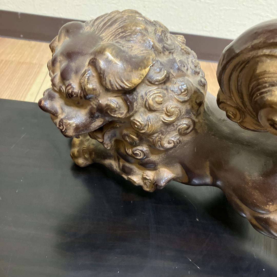 獅子　古物　古美術　美術品　骨董品　置物