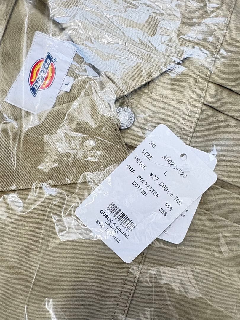 新品SAPEur× Dickies ワークジャケット　ベージュ