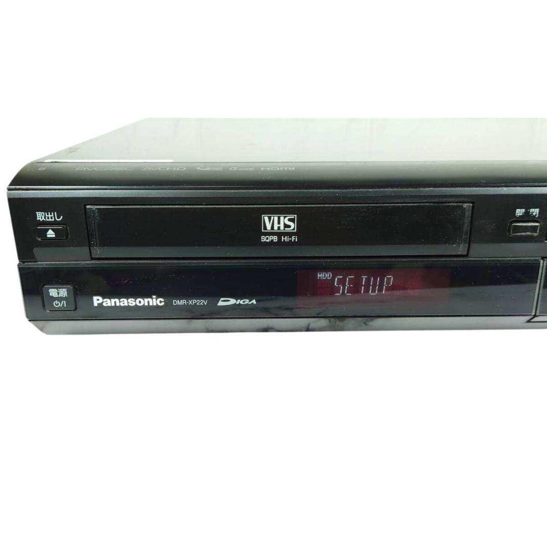 ②パナソニック DMR-XP22V HDD内蔵VHS一体型DVDレコーダー