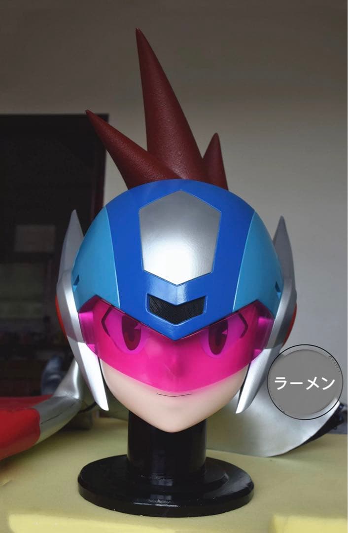 【美品】【未使用】マスク　アトラク　コスプレ　流星のロックマン1/1プロップ