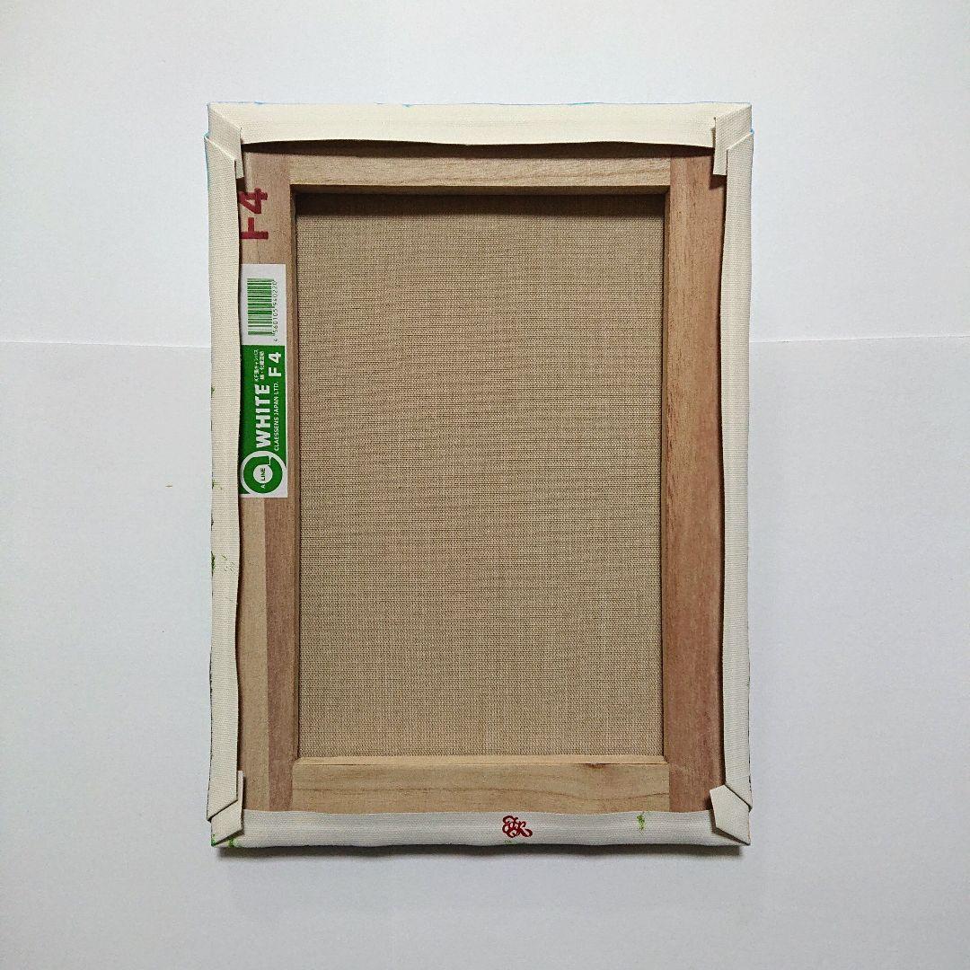 【アネモネの丘】アクリル画 F4 風景画 絵画