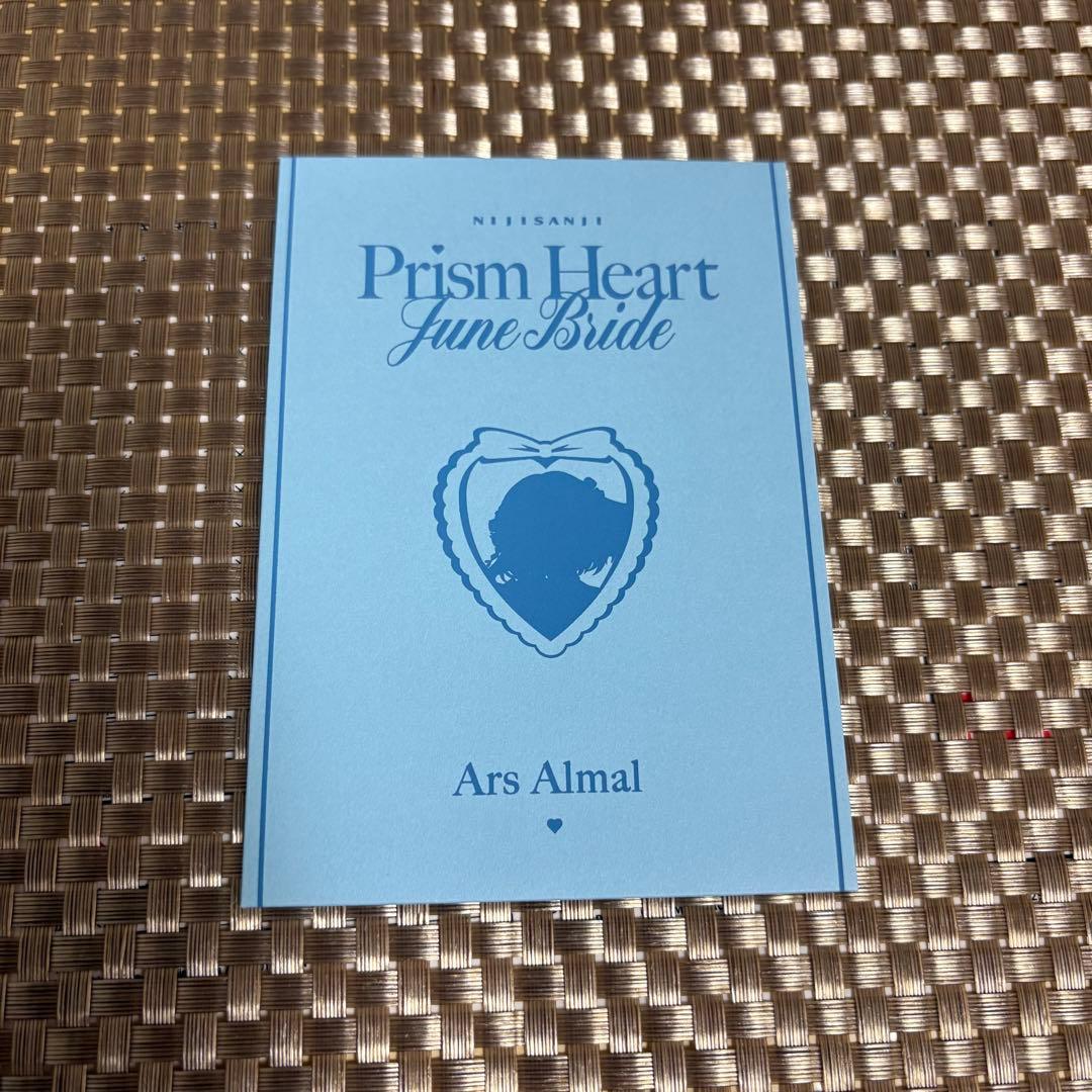 にじさんじ ジューンブライド アルス・アルマル 缶バッジ 背景なし 特典