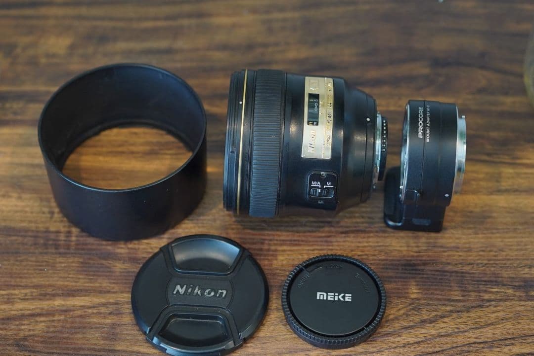 レンズ(単焦点) Nikon 85 mm f1.4 nano