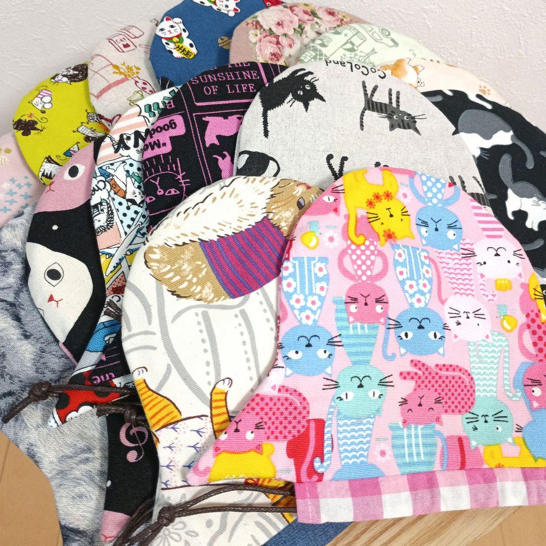 巾着　チャーム　ハンドメイド