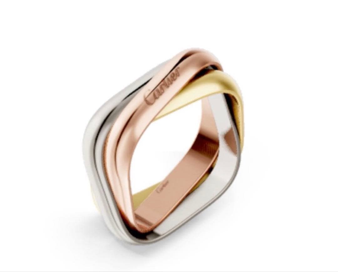 カルティエ トリニティ クッション リング、クラシックモデル 59号