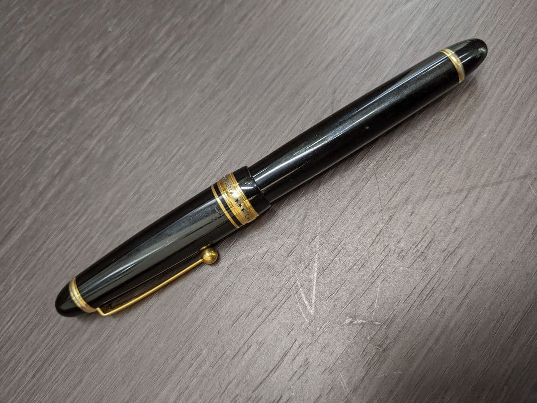 PILOT パイロット カスタム743 万年筆 　黒　ペン先　金　14K