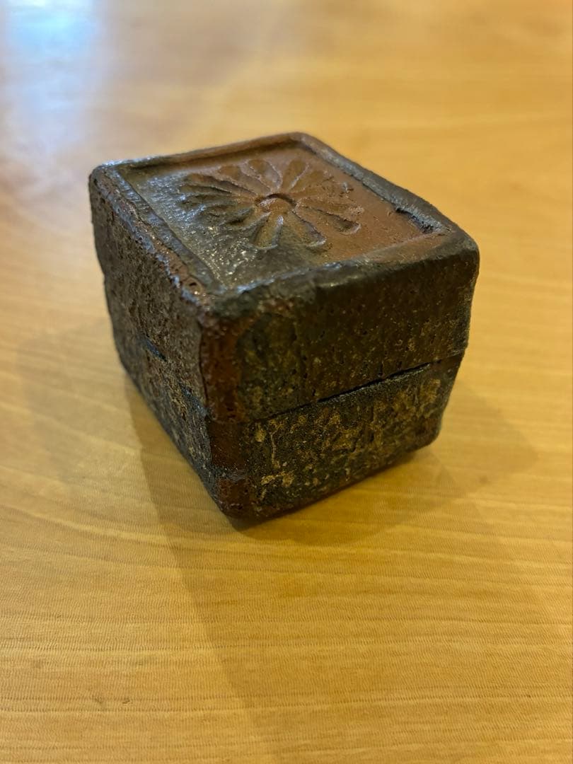 香合 茶道具 古美術 年代物 書付