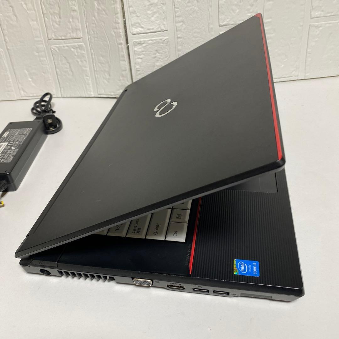 Windows11オフィス2024年Corei5 メモリ8GB FHD 富士通