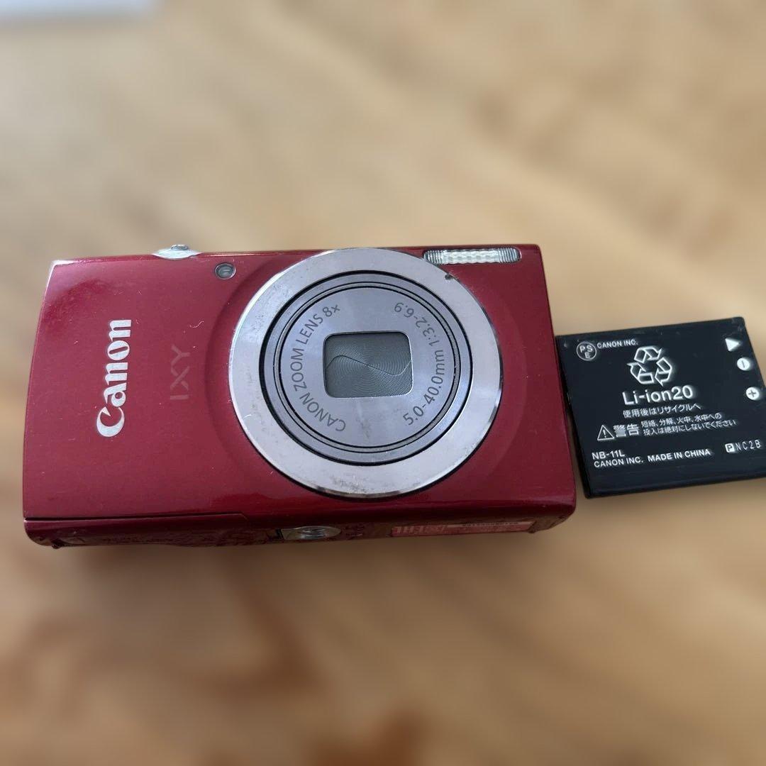 Canon IXY コンパクトデジタルカメラ レッド