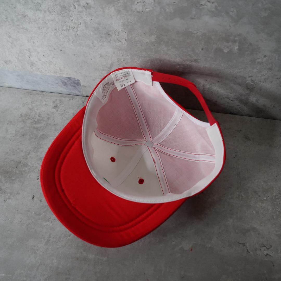 90's TOMY ポケモン　サトシ　キャップ 赤白　デッドストック