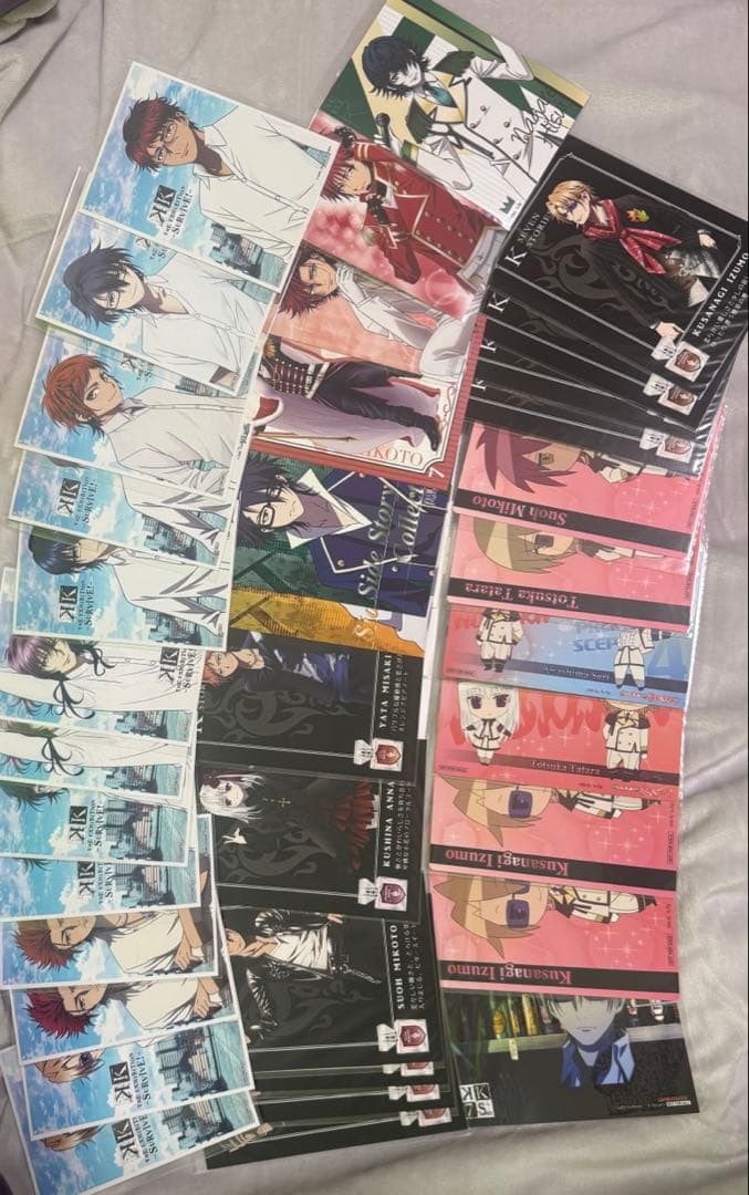 K クリアファイル ステッカー ポストカード 等 各種グッズまとめ 80点以上