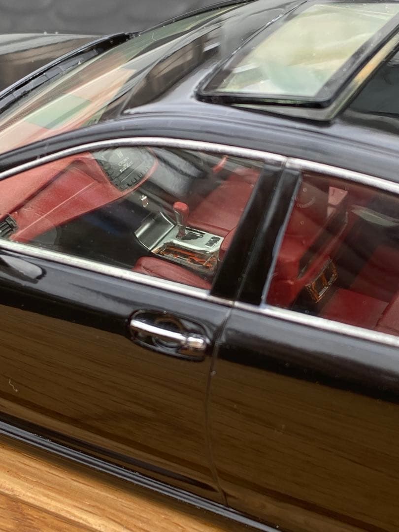 プラモデル完成品　アオシマ 1/24 202クラウンロイヤルカスタム