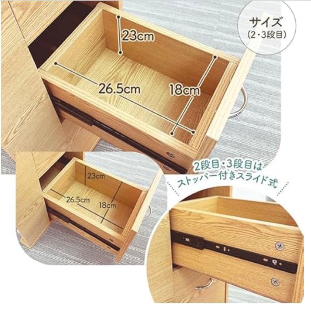 【美品】ETBELLA 折りたたみ ネイルテーブル キャスター付 ワゴンデスク