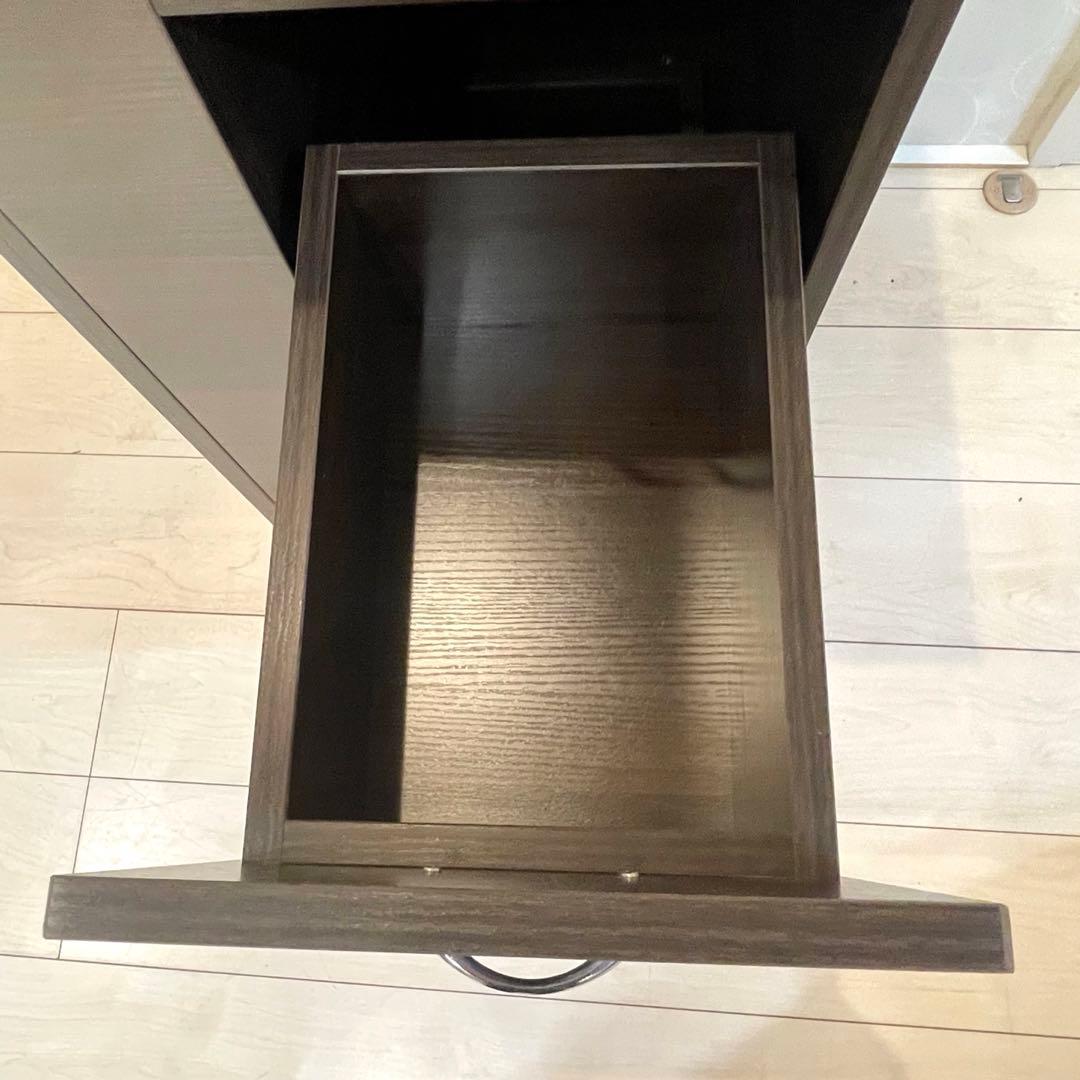 【美品】ETBELLA 折りたたみ ネイルテーブル キャスター付 ワゴンデスク