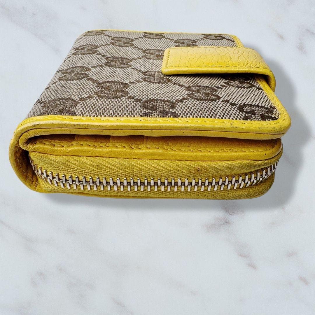 58 GUCCI 二つ折り財布 GGキャンバス h2