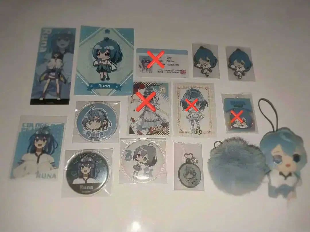 カラフルピーチ るなさんグッズ15点