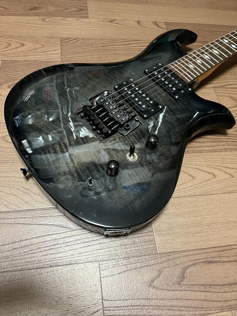B.C.Rich Eagle シースルーブラック 虎目　Floyd Rose