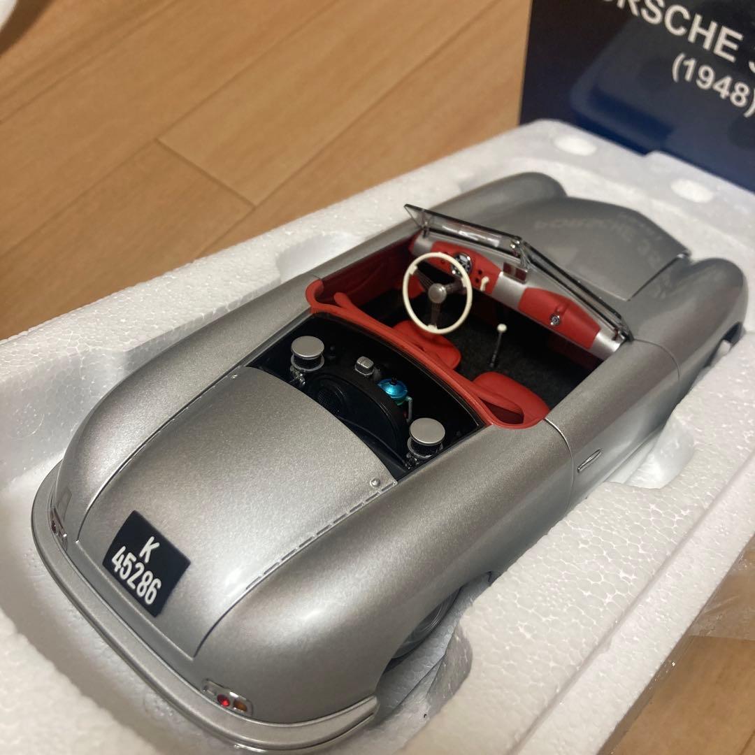 オートアート ポルシェ356NR1 シルバー　1948