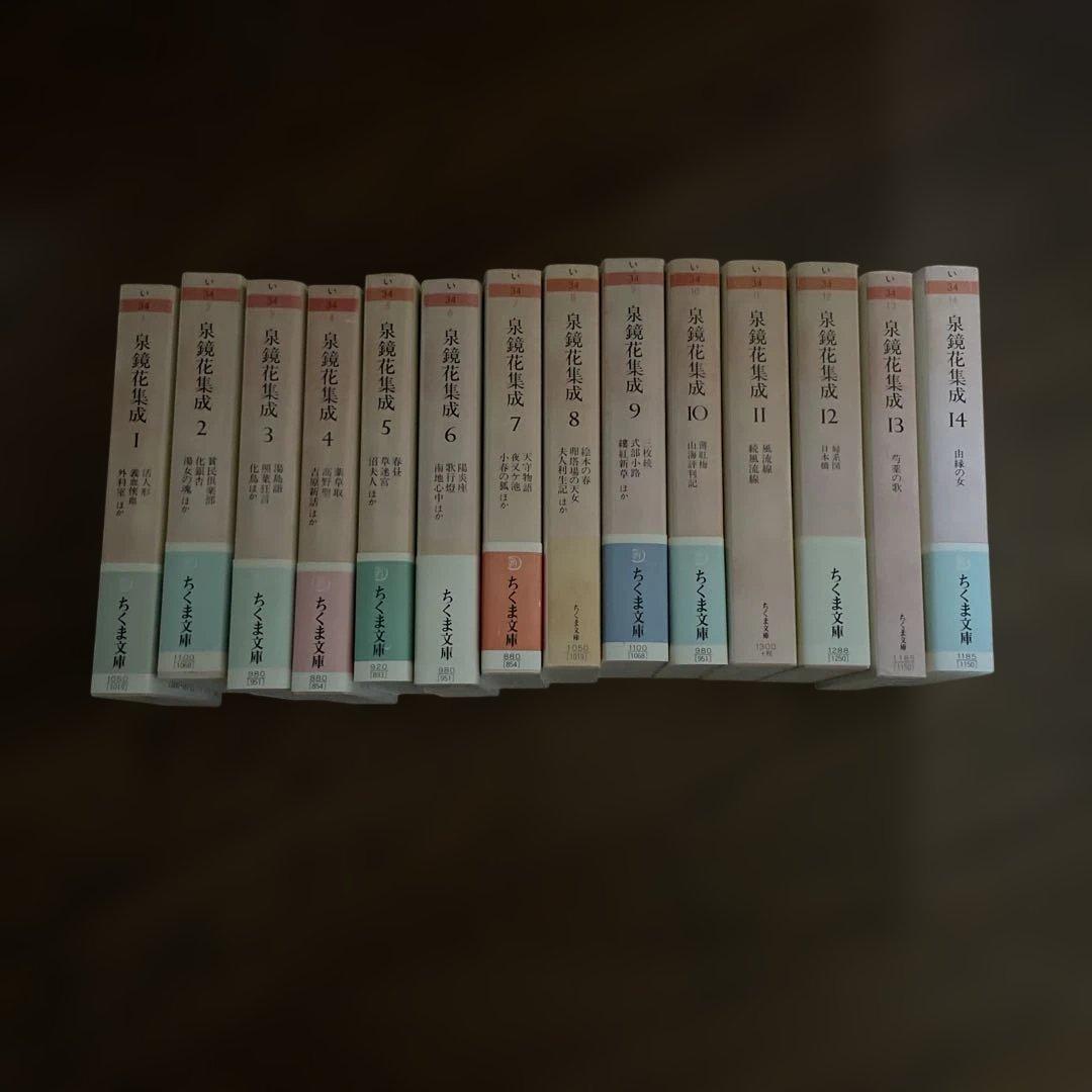 泉鏡花集成　全14巻 ちくま文庫