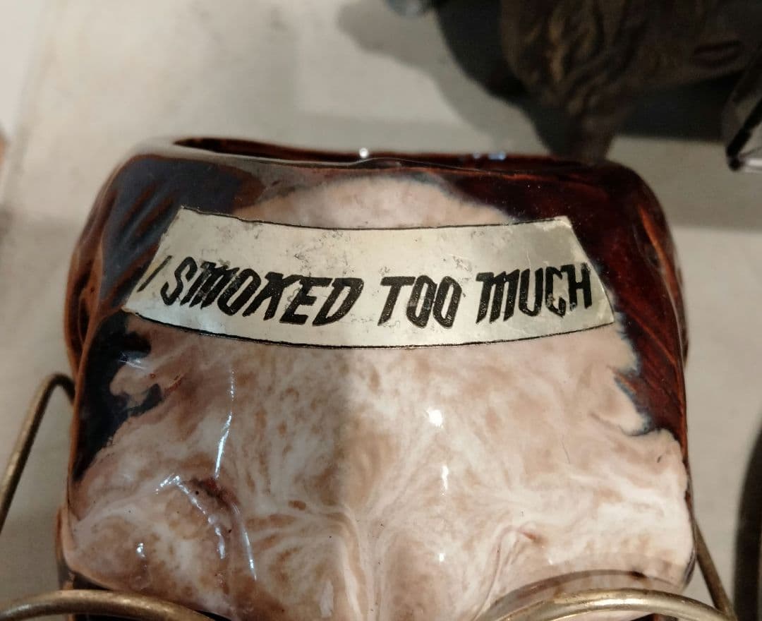 50s レア シール JAPAN刻印 スカル　ドクロ　マーブル　ビンテージ