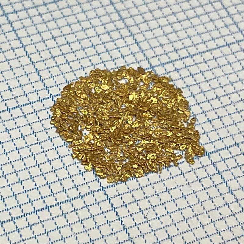 コ*ん様 ★砂金★北海道新十津川町　総富地川産★ 0.216g