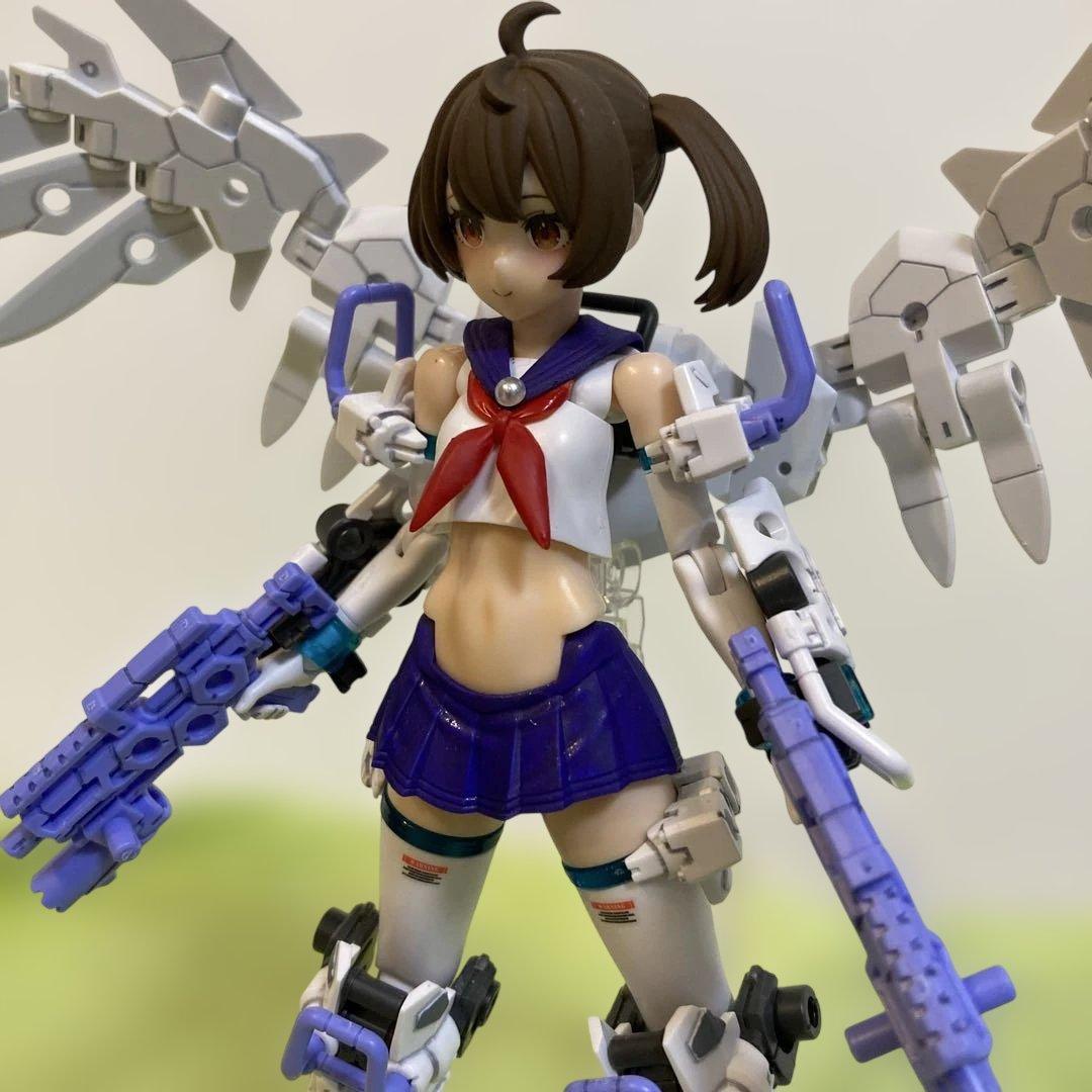 【完成品】コトブキヤ　バスタードールガンナー羽付き