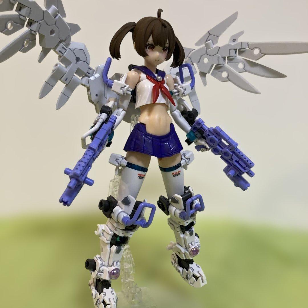 【完成品】コトブキヤ　バスタードールガンナー羽付き