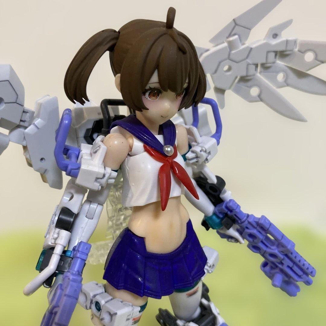 【完成品】コトブキヤ　バスタードールガンナー羽付き