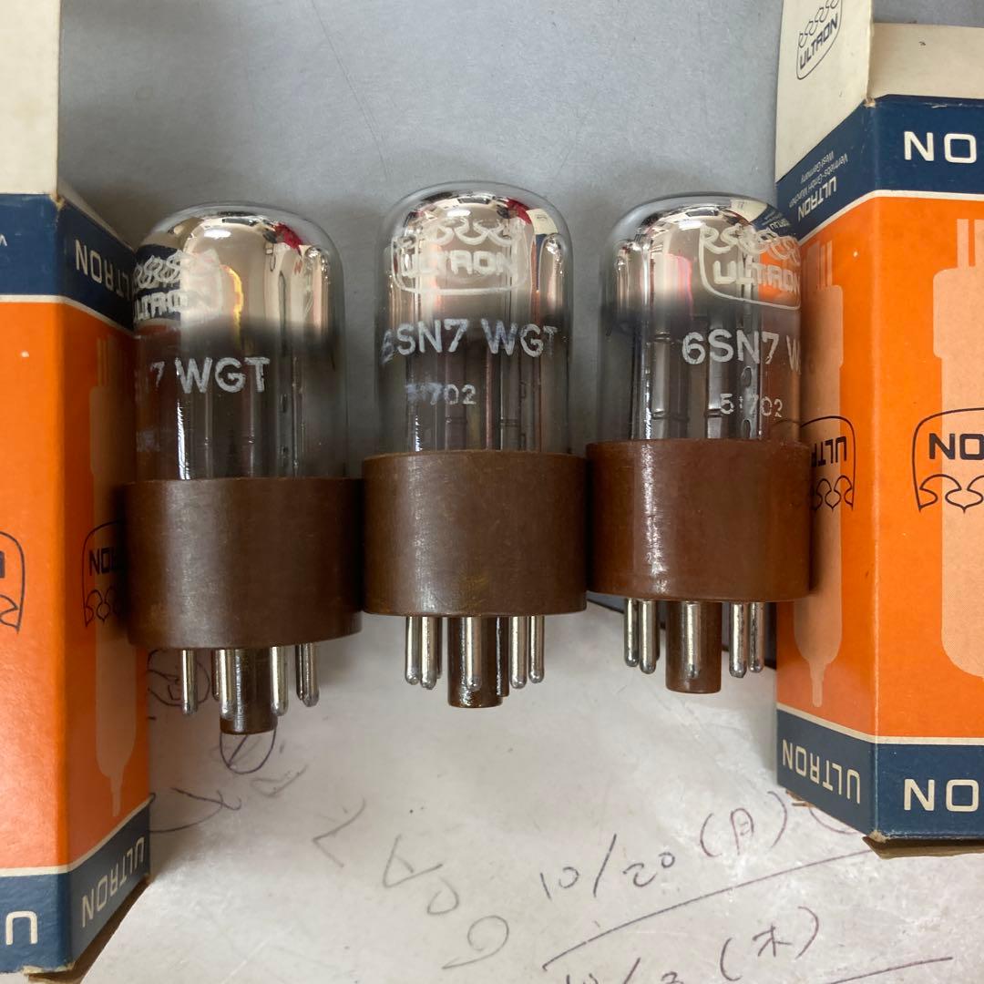 ULTRON 6SN7 WGT 真空管 3本セット