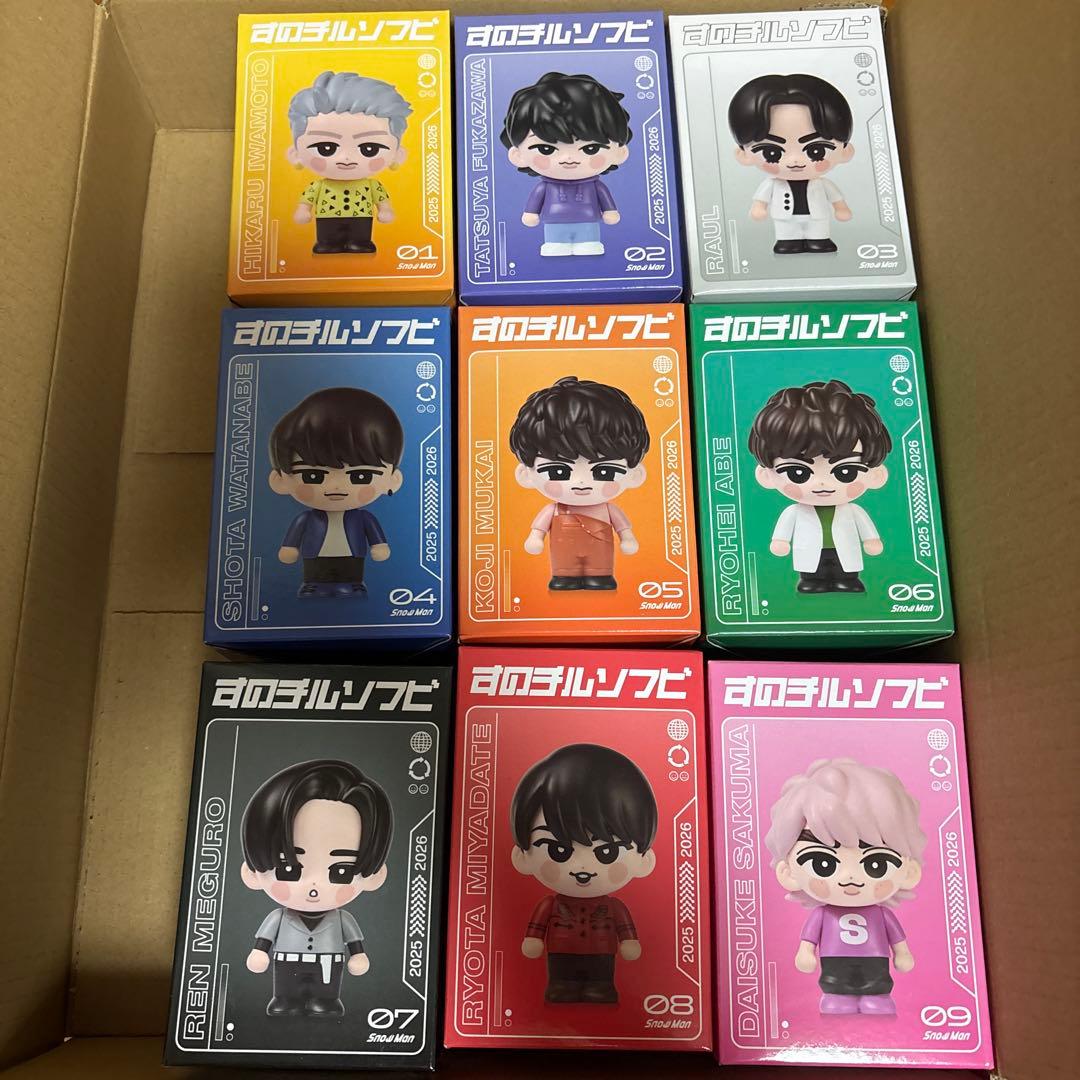 すのちる　ソフビ　Man ON　9体セット　コンプ