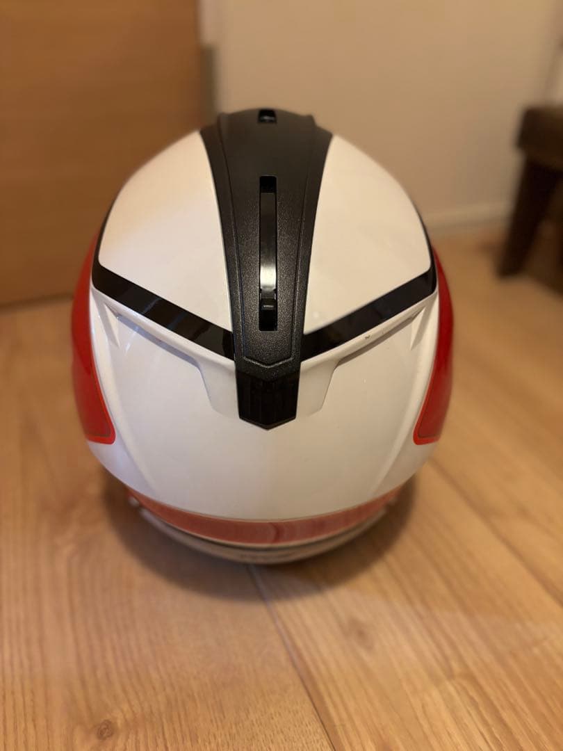 ZENITH フルフェイスヘルメット ホワイト/レッド　（Mサイズ）