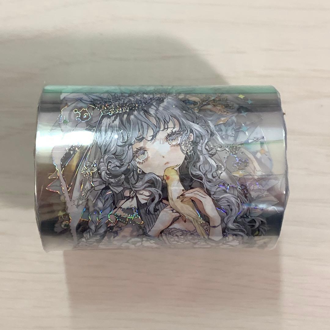 M1282.一木一横 凝时永恒 マスキングテープ 镭射银PET