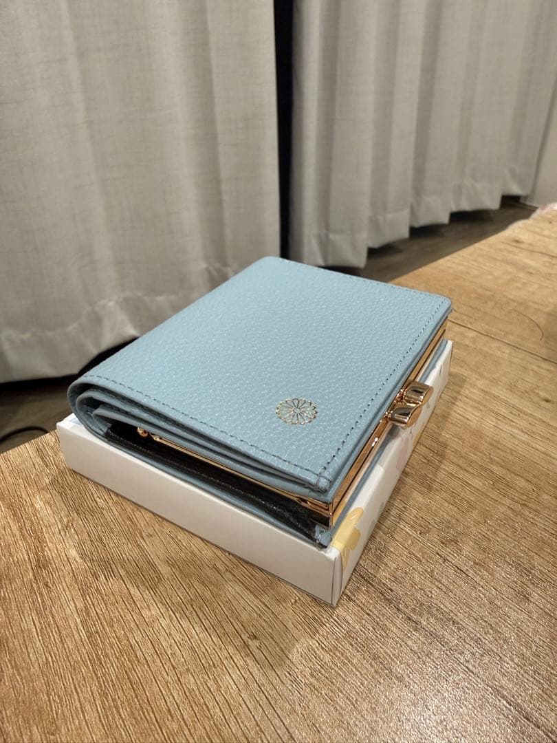 皇居財布　水色