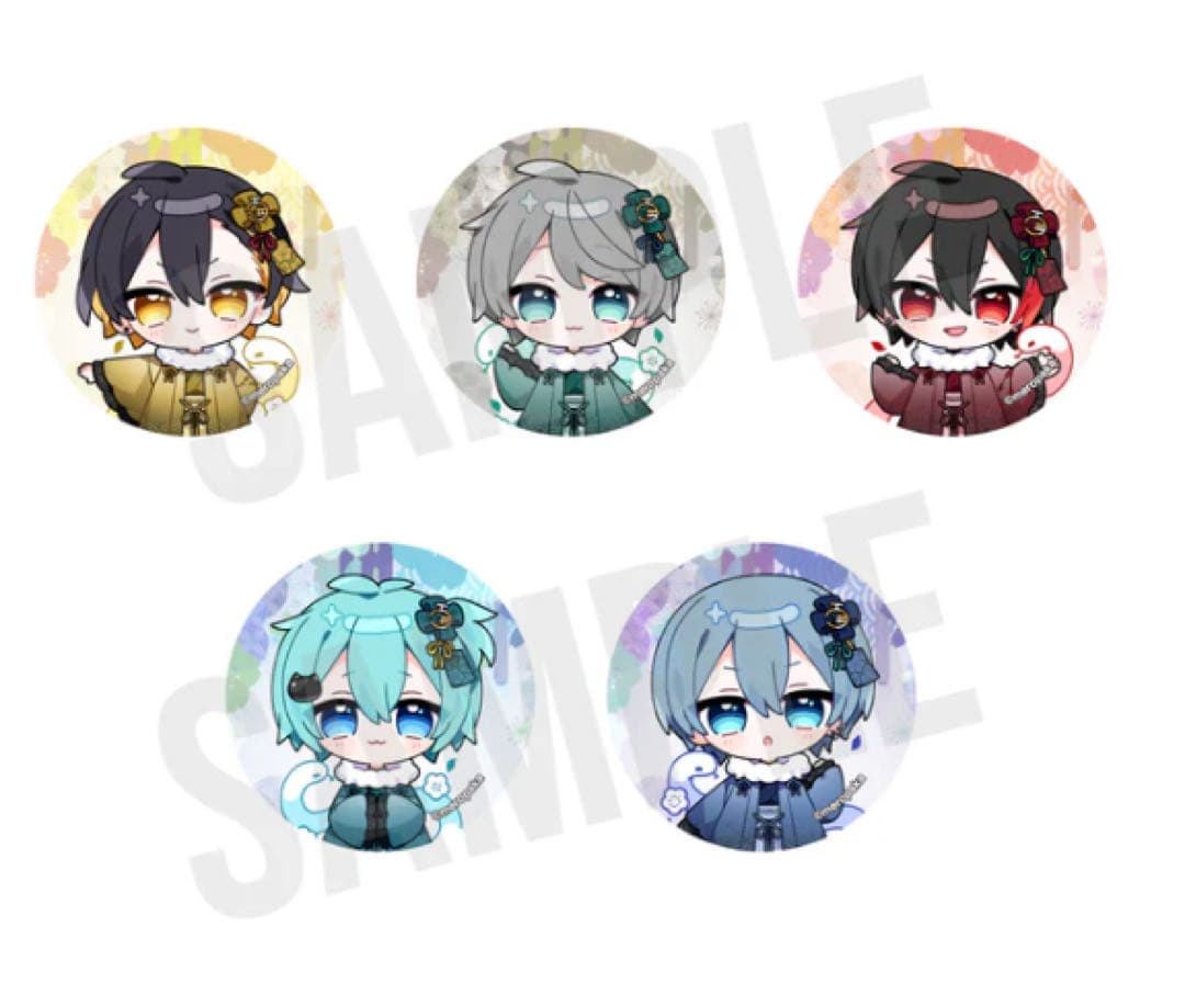 めろぱか ランダム缶バッジ　お正月記念グッズ2025ver.*300個