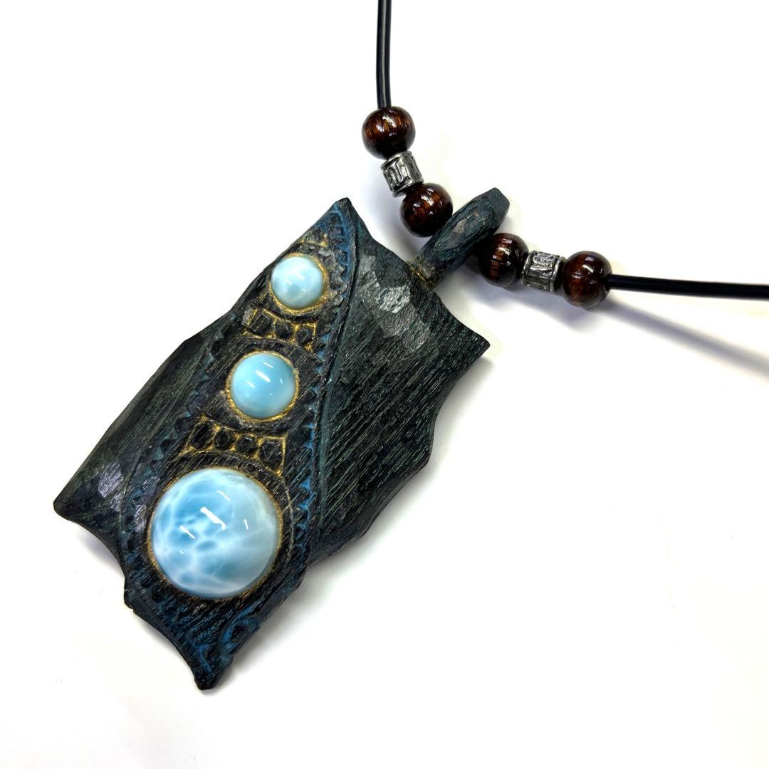 激レア　アイヌコタン　西田智三さん天然石　ラリマー　水晶　クリスタル　スギライト