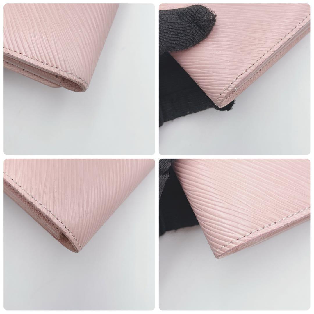 ルイヴィトン ポルトフォイユ ツイスト コンパクト XS ピンク 三つ折り エピ