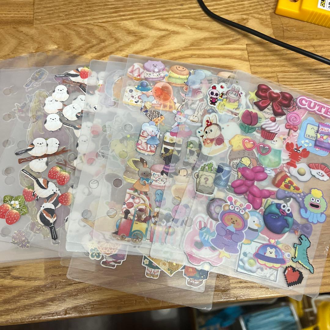 ボンボンシール硬いサンリオハシビロコウ他おまけ付き最後ページ