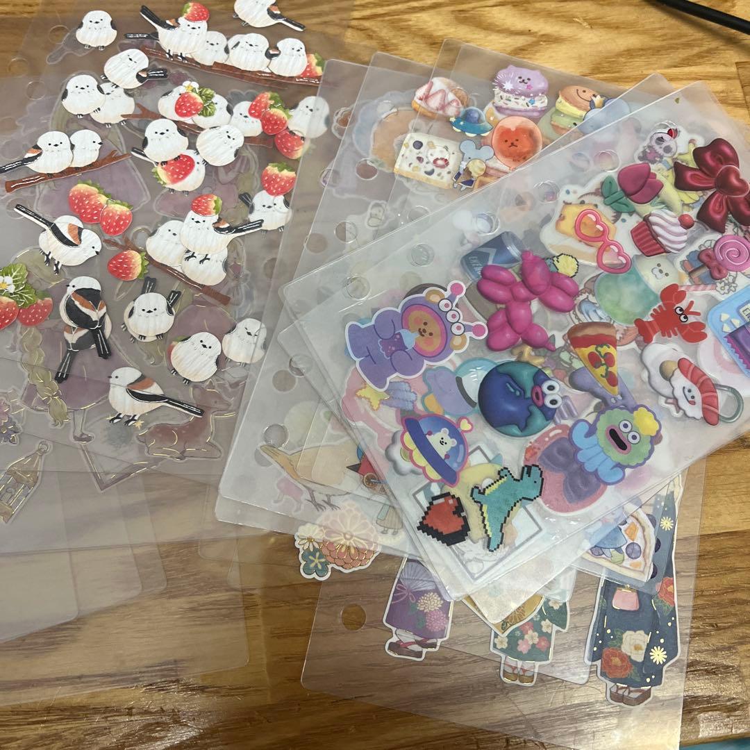 ボンボンシール硬いサンリオハシビロコウ他おまけ付き最後ページ