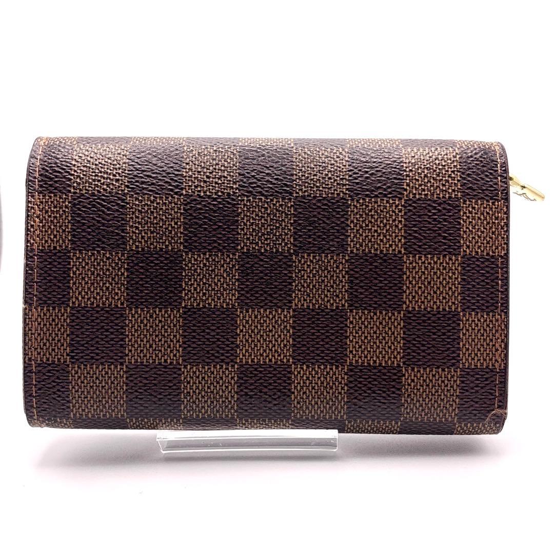 ルイヴィトン　コンパクトジップ ダミエ エベヌ 二つ折り財布 25071101