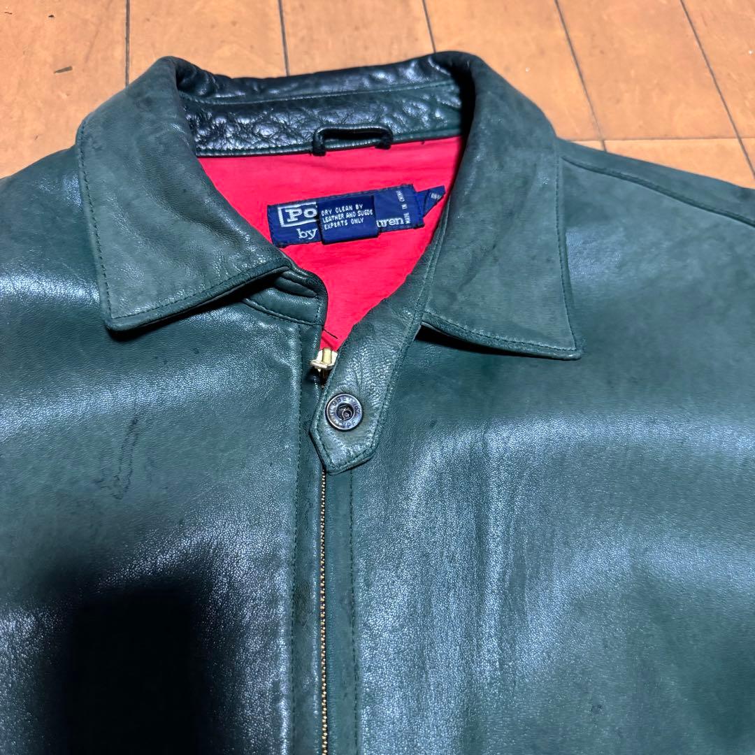 Ralph Lauren ラムレザージャケット　M