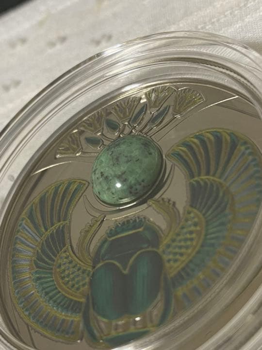 toru　2020　ニウエ　スカラベ　ジャスパー（碧玉）500個限定　銀貨