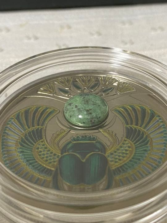 toru　2020　ニウエ　スカラベ　ジャスパー（碧玉）500個限定　銀貨