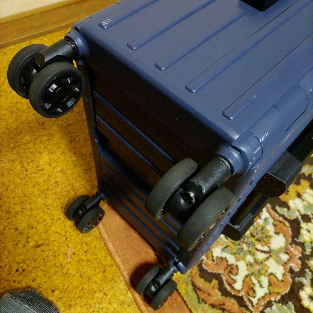 FUNALIVE　折り畳み式キャリーバック、ネイビー